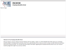 Tablet Screenshot of esc20bc.net
